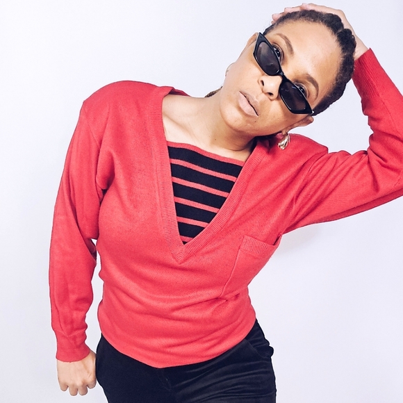 Vintage Sweaters - Vintage Striped Sweater